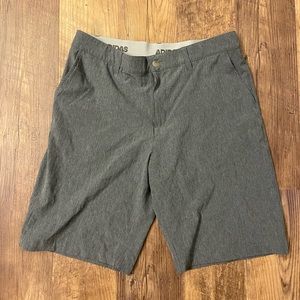 Adidas golf shorts grey size 34